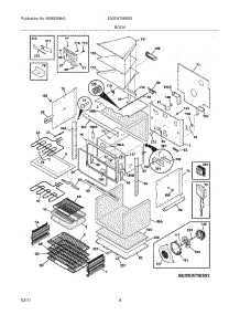 05 - Body parts for Electrolux Oven E30EW75ESS3 from AppliancePartsPros.com