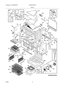 05 - Body parts for Electrolux Oven E30EW75GPS2 from AppliancePartsPros.com