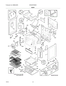 07 - Body parts for Electrolux Range EW30GF65GSH from AppliancePartsPros.com