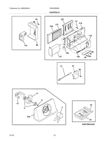 11 - Controls parts for Electrolux Refrigerator EW26SS65GW0 from AppliancePartsPros.com