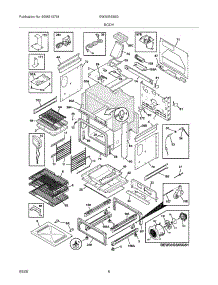 07 - Body parts for Electrolux Range EW30GS65GW2 from AppliancePartsPros.com