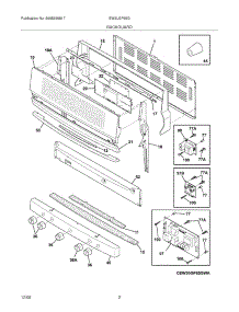 03 - Backguard parts for Electrolux Range EW3LGF65GWD from AppliancePartsPros.com