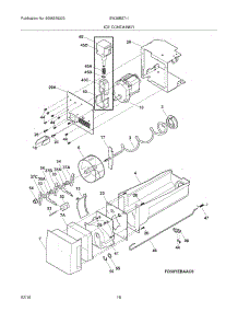 15 - Ice Container parts for Electrolux Refrigerator EW28BS71IB1 from AppliancePartsPros.com