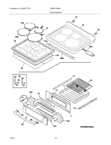 09 - Top / Drawer parts for Electrolux Range EW30IF60ISA from AppliancePartsPros.com