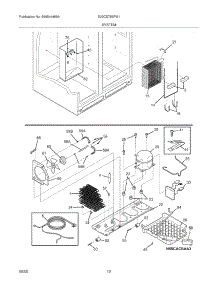 13 - System parts for Electrolux Refrigerator E23CS78EPS1 from AppliancePartsPros.com