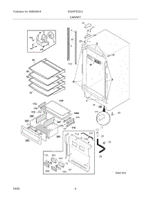 05 - Cabinet parts for Electrolux Refrigerator E32AR75DCL0 from AppliancePartsPros.com