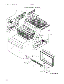 03 - Freezer Drawer - Basket parts for Electrolux Refrigerator EI23BC56IB2 from AppliancePartsPros.com