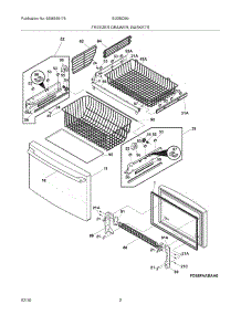 03 - Freezer Drawer,Baskets parts for Electrolux Refrigerator EI23BC56IS1 from AppliancePartsPros.com