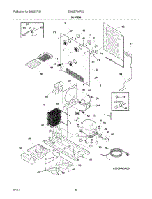 07 - System parts for Electrolux Refrigerator E24RD75KPS0 from AppliancePartsPros.com