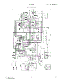 25 - Wiring Diagram parts for Electrolux Refrigerator EI26SS55GB6 from AppliancePartsPros.com