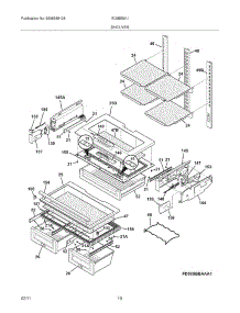 09 - Shelves parts for Electrolux Refrigerator EI28BS51IB4 from AppliancePartsPros.com
