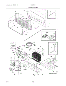 11 - System parts for Electrolux Refrigerator EI28BS51IB4 from AppliancePartsPros.com