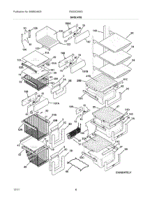 09 - Shelves parts for Electrolux Refrigerator EW23CS65GW2 from AppliancePartsPros.com