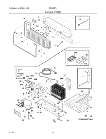 11 - System parts for Electrolux Refrigerator EW23BC71IB8 from AppliancePartsPros.com