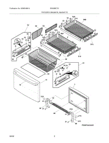 03 - Freezer Drawer,Baskets parts for Electrolux Refrigerator EW23BC70IW0 from AppliancePartsPros.com