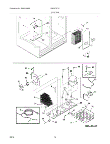 13 - System parts for Electrolux Refrigerator EW23CS70IB3 from AppliancePartsPros.com