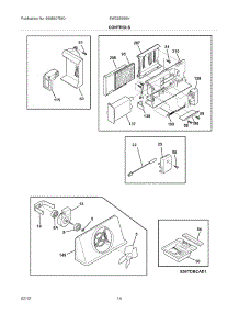 11 - Controls parts for Electrolux Refrigerator EW23SS65HS2 from AppliancePartsPros.com