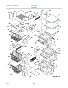 09 - Shelves parts for Electrolux Refrigerator EW26SS65GS4 from AppliancePartsPros.com