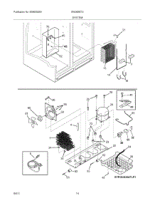 13 - System parts for Electrolux Refrigerator EW26SS70IS4 from AppliancePartsPros.com