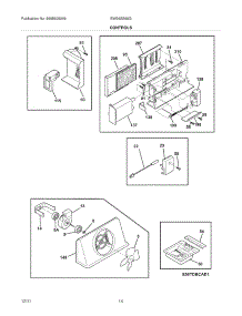 11 - Controls parts for Electrolux Refrigerator EW26SS65GB3 from AppliancePartsPros.com