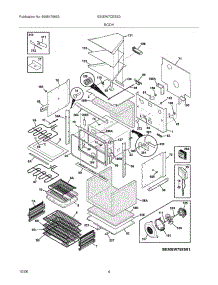 05 - Body parts for Electrolux Oven E30EW7CESS3 from AppliancePartsPros.com