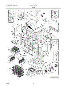 05 - Body parts for Electrolux Oven E30EW7CGPS2 from AppliancePartsPros.com