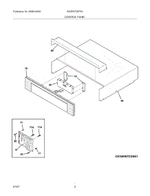 03 - Control Panel parts for Electrolux Oven E30EW7CEPS4 from AppliancePartsPros.com