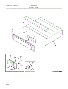 03 - Control Panel parts for Electrolux Oven E30EW85EPS4 from AppliancePartsPros.com