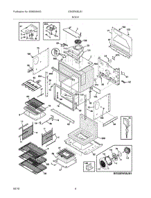 05 - Body parts for Electrolux Oven EI30EW35JS1 from AppliancePartsPros.com