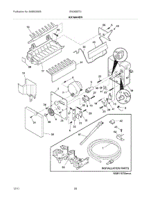 19 - Ice Maker parts for Electrolux Refrigerator EW26SS70IS1 from AppliancePartsPros.com