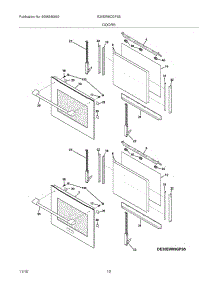 09 - Doors parts for Electrolux Oven E30EW8CGPS5 from AppliancePartsPros.com