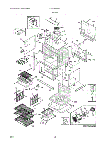 05 - Body parts for Electrolux Oven EI27EW35JS2 from AppliancePartsPros.com