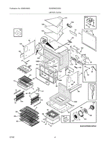 05 - Upper Oven parts for Electrolux Oven E30EW8CGSS3 from AppliancePartsPros.com