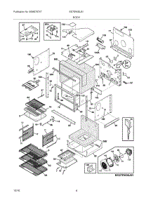 05 - Body parts for Electrolux Oven EI27EW35JS1 from AppliancePartsPros.com