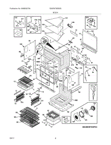 05 - Body parts for Electrolux Oven E30EW75GSS3 from AppliancePartsPros.com