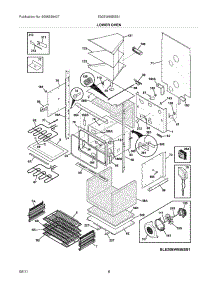 07 - Lower Oven parts for Electrolux Oven E30EW85ESS1 from AppliancePartsPros.com