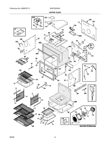 05 - Upper Oven parts for Electrolux Oven EW27EW65GB5 from AppliancePartsPros.com
