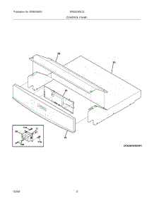 03 - Control Panel parts for Electrolux Oven EW30EW5CGB1 from AppliancePartsPros.com