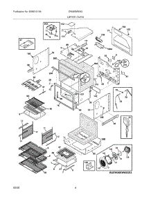 05 - Upper Oven parts for Electrolux Oven EW30EW65GW3 from AppliancePartsPros.com