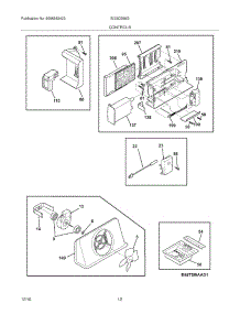 11 - Controls parts for Electrolux Refrigerator EI23CS55GS6 from AppliancePartsPros.com