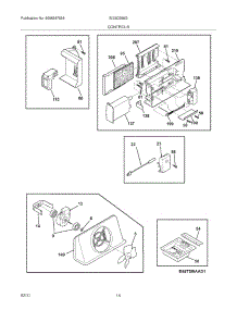 11 - Controls parts for Electrolux Refrigerator EI23CS55GS7 from AppliancePartsPros.com