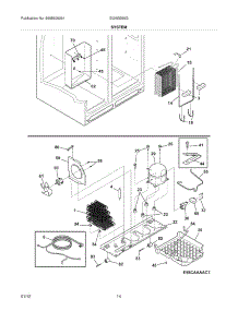 13 - System parts for Electrolux Refrigerator EI26SS55GW2 from AppliancePartsPros.com