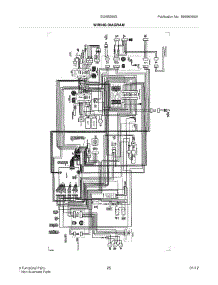 25 - Wiring Diagram parts for Electrolux Refrigerator EI26SS55GW2 from AppliancePartsPros.com