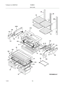 09 - Shelves parts for Electrolux Refrigerator EI28BS51IW2 from AppliancePartsPros.com