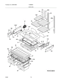 09 - Shelves parts for Electrolux Refrigerator EI28BS56IS0 from AppliancePartsPros.com