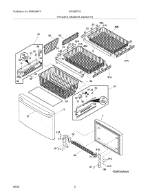 03 - Freezer Drawer,Baskets parts for Electrolux Refrigerator EW23BC70IB1 from AppliancePartsPros.com