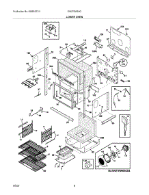 07 - Lower Oven parts for Electrolux Oven EW27EW65GW5 from AppliancePartsPros.com