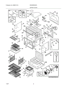 05 - Upper Oven parts for Electrolux Oven EW30EW65GS1 from AppliancePartsPros.com