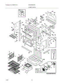 07 - Lower Oven parts for Electrolux Oven EW30EW65GS1 from AppliancePartsPros.com