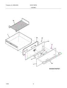 05 - Drawer parts for Electrolux Warming Drawer E30WD75EPS2 from AppliancePartsPros.com